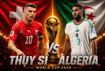 Link xem trực tiếp Thụy Sĩ vs Algeria hôm nay 3/7 trên VTV - World Cup 2026