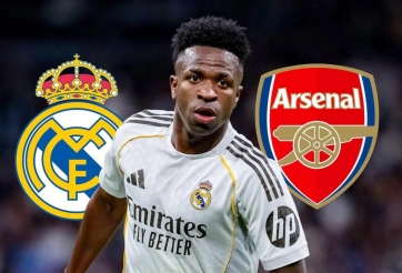 Arsenal định mở tiệc, tín hiệu từ phía Vinicius khiến tất cả đứng hình