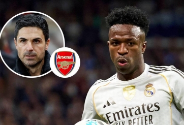 Arsenal nhận cảnh báo chấn động vì bom tấn Vinicius