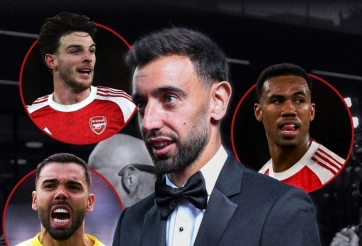 Nhận giải thưởng danh giá, Bruno Fernandes bất ngờ gọi tên Arsenal