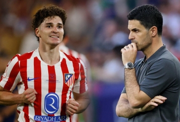 Arteta phản ứng cực gắt khi được hỏi Arsenal theo đuổi Julian Alvarez