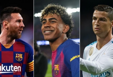 Yamal cân bằng kỳ tích của Messi, cả Ronaldo cũng chưa làm được