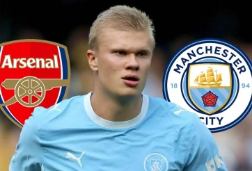 Phản ứng của Haaland giữa biến cố Man City, Arsenal tính chơi tất tay