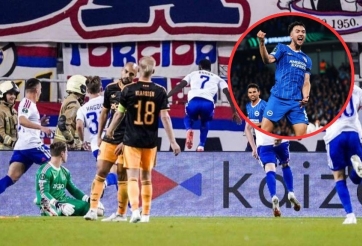 Cúp C3 mở màn điên rồ: Ajax ngã ngựa, Brighton gây sốt châu Âu