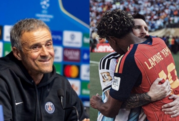 Luis Enrique đưa ra so sánh chân thực nhất về Messi và Yamal
