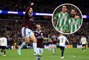 Kết quả Champions League 22/10: Aston Villa, Real Betis bứt phá, Inter Milan hú vía