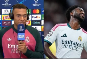 Mbappe: 'Thật tốt khi Vinicius cảm thấy buồn'