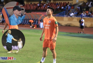 CAHN phản pháo HLV Hà Nội về trọng tài, tiết lộ lý do Quang Hải dự bị