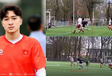 Tài năng Việt kiều solo ghi bàn từ giữa sân tại Hà Lan