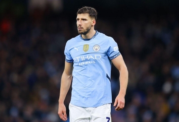 Ruben Dias: 'Top 4 là danh hiệu của Man City mùa này'