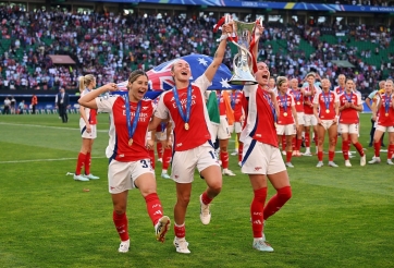 Thắng đội mạnh nhất Châu Âu, Arsenal vô địch Champions League sau 18 năm