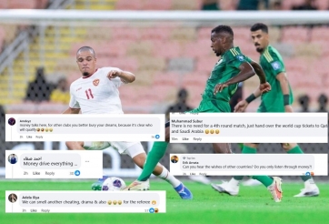 CĐV Indonesia tố AFC thiên vị Ả Rập Xê Út và Qatar