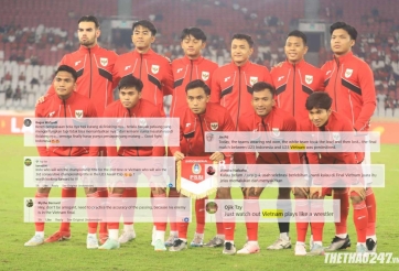 CĐV Indonesia đồng loạt phản ứng khi gặp U23 Việt Nam tại chung kết