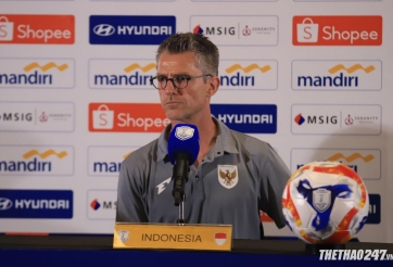 HLV U23 Indonesia nói thẳng trình độ U23 Việt Nam trước trận chung kết
