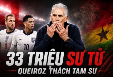Ghana gửi chiến thư tới tuyển Anh: 'Tam sư ư, chúng tôi có 33 triệu sư tử'