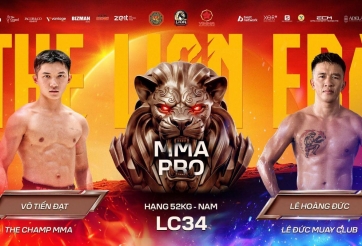 Link xem trực tiếp LION Championship 34, 20h00 hôm nay 15/8