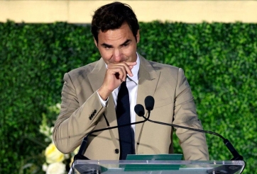 “Đây không phải lời tạm biệt”: Roger Federer nghẹn ngào trong ngày ghi danh vào Sảnh Danh vọng