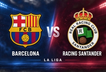 Trực tiếp bóng đá Barca vs Racing Santader, 2h30 hôm nay 17/9