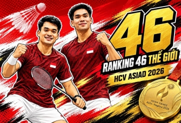 Thắng ngoạn mục, Indonesia thêm một lần gieo sầu cho cầu lông Trung Quốc tại ASIAD 2026
