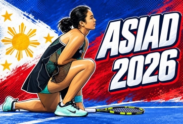 Bị ngược dòng, giấc mơ HCV ASIAD 2026 của “ngọc nữ” tennis Philippines khép lại đầy cay đắng