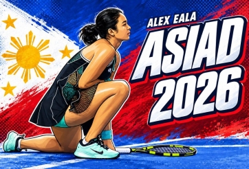 Bị ngược dòng, giấc mơ HCV ASIAD 2026 của “ngọc nữ” tennis Philippines khép lại đầy cay đắng