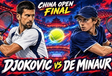 Djokovic vào chung kết China Open sau sự cố khó tin của Medvedev