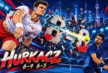 Djokovic lần đầu thua Hurkacz, bị loại sớm ở vòng 2 Shanghai Masters