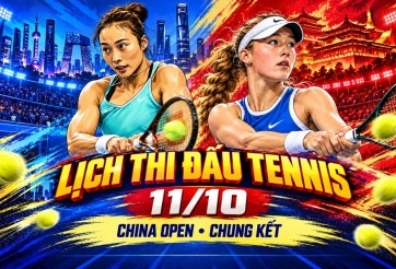 Lịch thi đấu tennis hôm nay 11/10: Chung kết WTA Bắc Kinh, vòng 3 ATP Thượng Hải