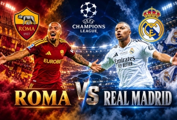 Siêu máy tính BeSoccer soi tỷ số Roma - Real Madrid, vòng phân hạng Champions League 2026/27