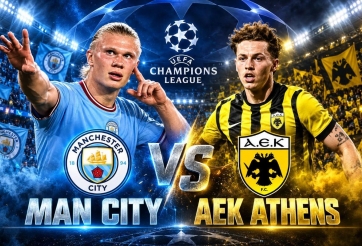 Siêu máy tính soi tỷ số Man City - AEK Athens, 2h00 ngày 21/10