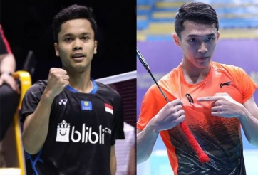 Ngôi sao Indonesia để thua trước tay vợt trẻ Kunlavut Vitidsarn