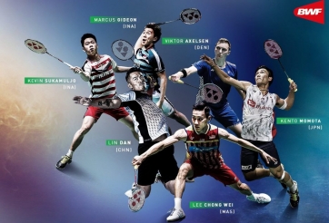 Top những tay vợt cầu lông nam xuất sắc nhất thế giới