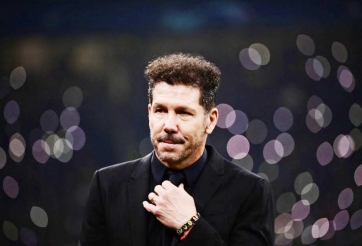 Thua Inter Milan với 0 cú dứt điểm trúng đích, HLV Atletico Madrid vẫn hài lòng