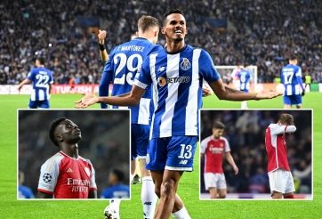 Con số ác mộng Arsenal tái hiện sau 13 năm trong trận thua Porto