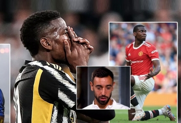 Dàn sao MU phản ứng về án cấm của Paul Pogba