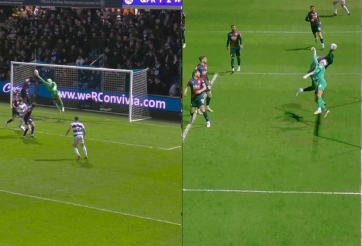 Cầu thủ cản bàn thắng bằng tay được công nhận một cách kỳ lạ