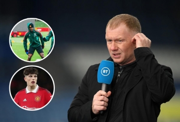 Paul Scholes chỉ trích Garnacho và Mainoo