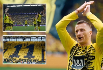 Cảm động khoảnh khắc Marco Reus rời sân Signal Iduna Park