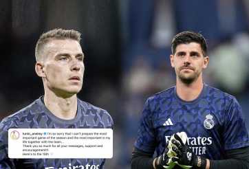 Chung kết C1 2024: Lộ diện thủ môn bắt chính của Real Madrid