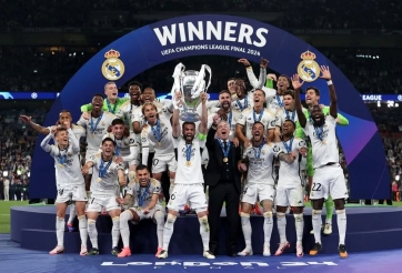 Vỡ oà khoảnh khắc Real Madrid nâng cao cúp vô địch C1 lần thứ 15