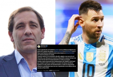 Bị mất chức Thứ trưởng vì yêu cầu Messi xin lỗi, ông Julio Garro lần đầu lên tiếng