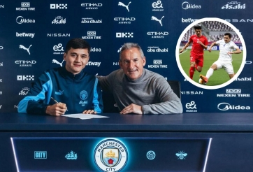 Man City tạo lịch sử với tân binh từng đấu U23 Việt Nam