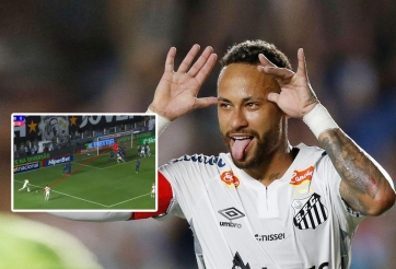 Video: Neymar tung tuyệt kĩ sút phạt thành bàn với đường cong ảo diệu