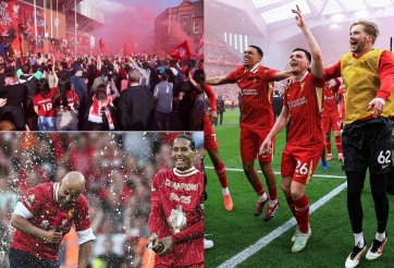 Liverpool mừng vô địch Ngoại hạng Anh: Đêm không ngủ ở Anfield