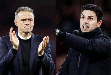 HLV Enrique phản pháo Arteta về phát ngôn Arsenal tốt hơn PSG