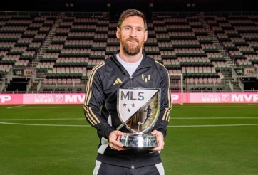 Vừa trở lại MLS, Messi lập tức nhận danh hiệu