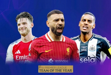 Liverpool, Arsenal thống trị Đội hình tiêu biểu Ngoại hạng Anh 2024/25