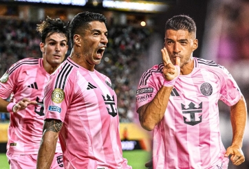 Vắng Messi, Suarez rực sáng đưa Inter Miami vào bán kết Leagues Cup