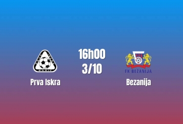Nhận định Prva Iskra vs Bezanija: Khách giữ đà thăng hoa