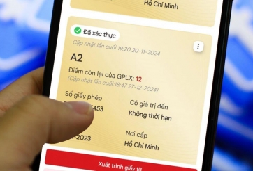 Giả danh Công an hướng dẫn cài đặt cấp điểm giấy phép lái xe để lừa đảo